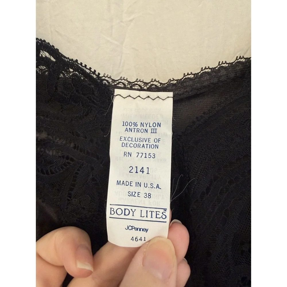 Rare NWT Vintage Lace Trim Babydoll Fairy Grunge Whimsigoth‎ Slip Dress 38 Large - Picture 9 of 13